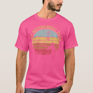 Mijn pensioenplan Grappig Gevist Slogan T-shirt