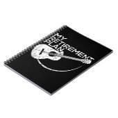 Mijn pensioenplan Guitar Funny Musicians Notitieboek (Linkerzijde)