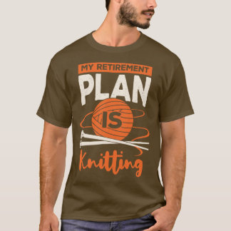 Mijn pensioenplan is bezig. t-shirt