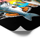 Mijn pensioenplan is Fun Fish Gevist Fisherman A Poster (Hoek)