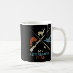Mijn Pensioenplan Jacht Vist Hunter Grandfat Koffiemok