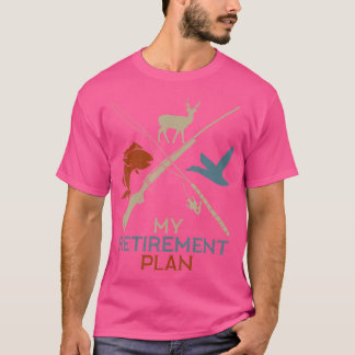 Mijn Pensioenplan Jacht Vist Hunter Grandfat T-shirt
