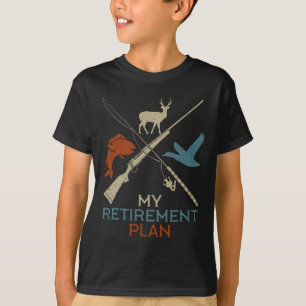 Mijn Pensioenplan Jacht Vist Hunter Grandfat T-shirt