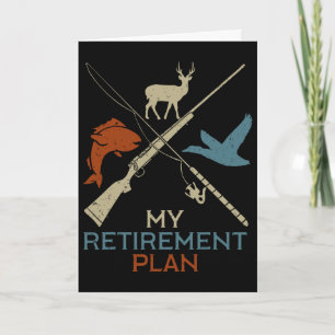 Mijn Pensioenplan Jagen Vissen Jager Opa Kaart