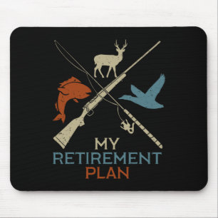 Mijn Pensioenplan Jagen Vissen Jager Opa Muismat