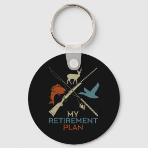 Mijn Pensioenplan Jagen Vissen Jager Opa Sleutelhanger