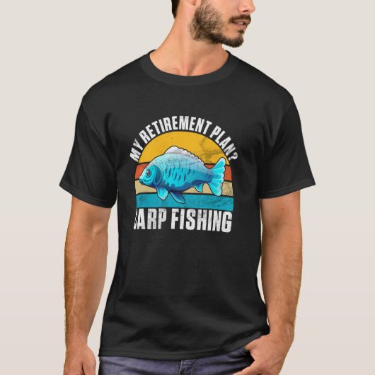 Mijn Pensioenplan Karpervissen T-shirt (Voorkant)