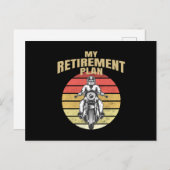 Mijn pensioenplan motorfietsen briefkaart (Voorkant / Achterkant)