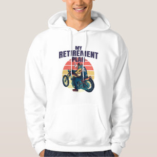 Mijn pensioenplan motorfietsen hoodie