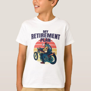 Mijn pensioenplan motorfietsen t-shirt