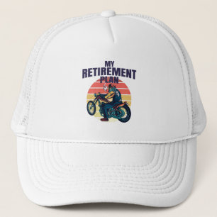 Mijn pensioenplan motorfietsen trucker pet