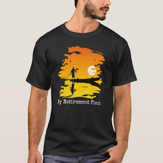 Mijn Pensioenplan om zonnesodig meer te bergen T-shirt (Voorkant)