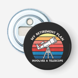 Mijn Pensioenplan Omvat Een Telescoop Button Flesopener