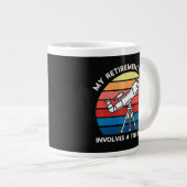 Mijn Pensioenplan Omvat Een Telescoop Grote Koffiekop (Voorkant rechts)