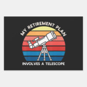 Mijn Pensioenplan Omvat Een Telescoop Inpakpapier Vel (Voorkant 3)