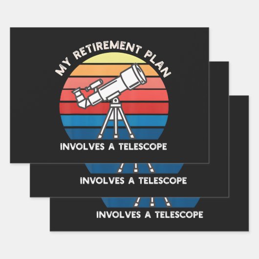Mijn Pensioenplan Omvat Een Telescoop Inpakpapier Vel (Set)