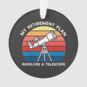 Mijn Pensioenplan Omvat Een Telescoop Ornament (voorkant)