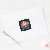 Mijn Pensioenplan Omvat Een Telescoop Vierkante Sticker (Envelop)