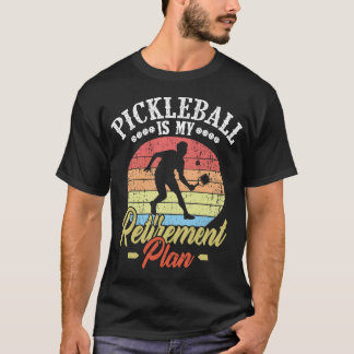 Mijn pensioenplan Pickleball Funny Pickleball T-shirt