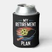 Mijn Pensioenplan Pickleball Speler Blikjeskoeler (Blikje Voorkant)