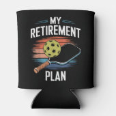 Mijn Pensioenplan Pickleball Speler Blikjeskoeler (Achterkant)