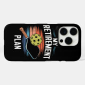 Mijn Pensioenplan Pickleball Speler Case-Mate iPhone Case (Achterkant (horizontaal))