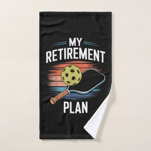 Mijn Pensioenplan Pickleball Speler Handdoek (Handdoek)