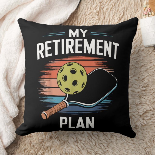Mijn Pensioenplan Pickleball Speler Kussen (Deken)