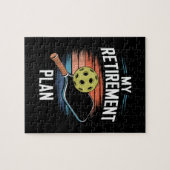 Mijn Pensioenplan Pickleball Speler Legpuzzel (Horizontaal)