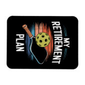Mijn Pensioenplan Pickleball Speler Magneet (Horizontaal)