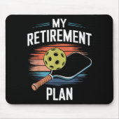Mijn Pensioenplan Pickleball Speler Muismat (Voorkant)