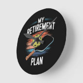 Mijn Pensioenplan Pickleball Speler Ronde Klok (Hoek)
