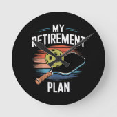 Mijn Pensioenplan Pickleball Speler Ronde Klok (Voorkant)