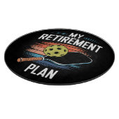 Mijn Pensioenplan Pickleball Speler Snijplank (Hoek)