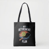 Mijn Pensioenplan Pickleball Speler Tote Bag (Voorkant)