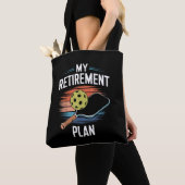 Mijn Pensioenplan Pickleball Speler Tote Bag (Dichtbij)