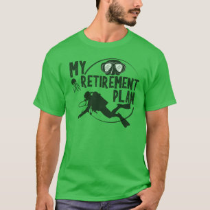 Mijn pensioenplan Scuba Diving Diver T-shirt