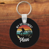 Mijn Pensioenplan Surfen Pensioenplan Sleutelhanger (Voorkant)