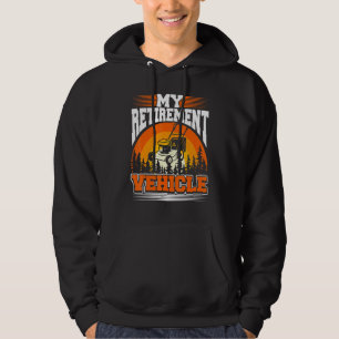 Mijn pensioenplan Voertuig Rijden Grasmaaier Pa 1 Hoodie