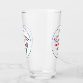 Mijn peper voor jouw zout liefde romantische perso glas (Links)