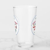 Mijn peper voor jouw zout liefde romantische perso glas (Rechts)