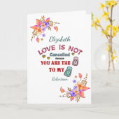 Mijn peper voor jouw zout Valentijnsdag Kaart (Gele Bloem)