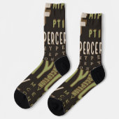 Mijn perceptie van u Tube Sokken Bruin/Groen (Links)