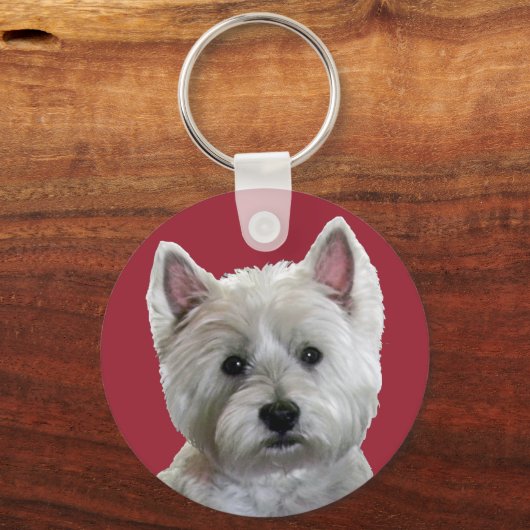 MIJN PERFECT WESTIE SLEUTELHANGER (Voorkant)