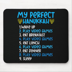 Mijn perfecte Chanoeka videogame Chanoeka Jood Man Muismat