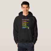 Mijn perfecte dag Drink Gin Funny Gin Lover Man Vr Hoodie (Voorkant volledig)