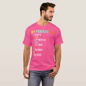 Mijn perfecte dag, grappig judo t-shirt (Voorkant volledig)