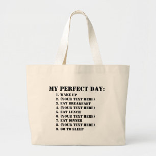 Mijn Perfecte Dag Grote Tote Bag