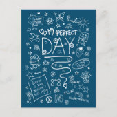 Mijn perfecte dag - Positief denken 2a Briefkaart (Voorkant)