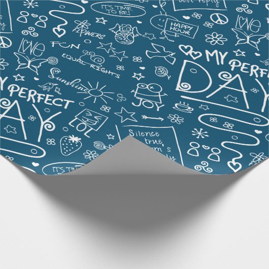 Mijn perfecte dag - Positief denken 2a Cadeaupapier (Hoek)